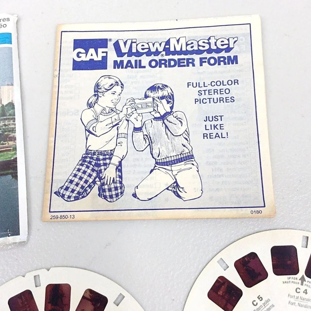 Vintage GAF View Master Canada Victoria Vancouver Island 3 Reel Set A015C Travel
